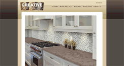Desktop Screenshot of creativesurfaces.ca