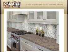Tablet Screenshot of creativesurfaces.ca
